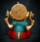Ganesha Statue Brass Ganesh Idol Vinayak Sculpture Elephant God Figurine Ganpati