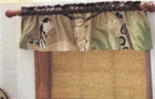 Lambs   Ivy Baby Cocoa Jungle 100  Cotton Window Valance 60  X 14 5  Nip