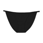 Nabtos Women Nylon String Bikini Silky Black Panties Low Rise Cotton Liner Lot 6