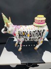 Cow Parade 2006 Happy Birthday To Moo Birthday Cow Figurine New In Box Westland
