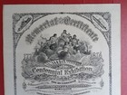 1876 Centennial Memorial Certificate - Personalized Parma Center Ny Visitor