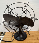 Ant vtg 1930 s Federal Electric  junior   8 - 2 Blade Cast Iron Table Fan Org Bx