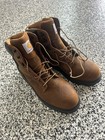 New Carhartt Men s 10 5 W Waterproof 6  Steel Toe Work Boots Brown Free Shipping