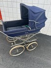 Vintage Silver Cross Baby Carriage Stroller Vtg England 
