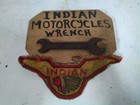Original 1910s Indian Motorcycle Wrench  1930s Patch  Scout  Chief