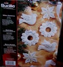 Bucilla  white Christmas  Felt Ornaments Kit Mint Sterilized Gorgeous Nip 85319