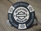 Harley Davidson Poker Chip - United By Service-united We Ride - Black   White