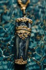 Rare Sewing Etui   Necessaire 1750 England  Priest   Co  Gilt Bronze  Agate  
