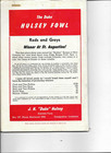 Vintage Poultry Quality Magazine The Gamecock Devoted To Gamefowl October 1959