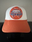 Retro Original Classic Houston Astros 1970 s Logo Adult Trucker Snapback Hat New
