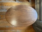 Eero Saarinen For Knoll Mid Century Modern Walnut Oval Tulip End Table  Vintage