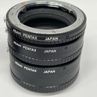 Asahi Pentax Extension Tube Ring Set 1 2 3 Pentax Pk Mount Case Vintage