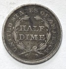 1857 Liberty Seated Half Dime