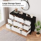 6 Drawers Dresser For Bedroom  Antique Chest Of Drawers Storage Dressers Cabinet