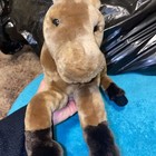 Horse Brown Realistic Laying Plush Soft Toy 16 Inches Fao Schwarz Fifth Avenue