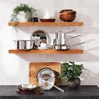 All-clad D3 3-ply Stainless Steel Cookware Set 10 Piece  Silver Color