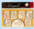 1950s Vintage Vogart Embroidery Transfer 662 Uncut Dow Bears Tea Towel Set Orig