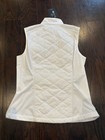New Galvin Green Women   s White Lucille Windproof   Water Repellent Golf Vest L