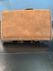 Komal Genuine Leather Hanging Toiletry Bag     Travel Dopp Kit For Men   Women