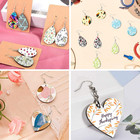 36 Pcs Sublimation Blank Earrings Unfinished Heat Transfer Sublimation Printing