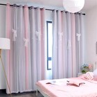 Yancorp Curtains For Girls Bedroom Kids Curtain Hollow-out Star Window Drapes Cu
