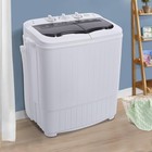 Compact Twin Tub Washing Machine 14 3 Lbs Portable Washer Wash And Spin Cycle