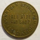 Downtown Bethlehem Association  pennsylvania  Parking Token - Pa3085d