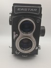 Vintage Eastar  6x6 Film Camera W Eastar 75 3 5 Lens leather Case read 