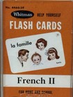 French Ii Flash Cards Whitman Western Publishing Complete Vintage 1960s