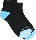 Fruit Of The Loom Girls  10-pair Everyday Soft Ankle Socks  Black multi  10 5-4