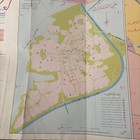 Saudi Arabia Riyadh Scarce 1986 Vintage  Map