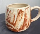 Vtg Alaskan Marbled Clay Coffee Mug - Delta Junction  Alaska 3d