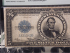 1923  5 Silver Certificate  porthole  Large Note Fr 282 Pmg Vf20 Very Fine Ecc c