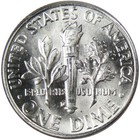 1961 D Roosevelt Silver Dime Uncirculated Mint State 10c Coin