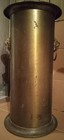 Antique Brass Umbrella Cane Stand With Lion Head Handles 22    Tall 