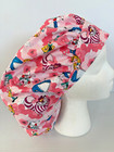 Alice In Wonderland Print Size Large Medical Bouffant Scrub Cap Surgery Hat