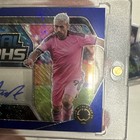 2025 Panini World Club Prizm Inter Miami Luis Suarez Fotl Blue Shimmmer Auto