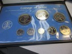 1978 Coinage Of Belize 8 Coin Franklin Mint Set