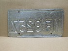 1980 South Dakota License Plate Mf 8257 - Minnehaha Co - Natural Sticker - Nice