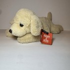 Fao Schwarz Golden Labrador Retriever Puppy Laying Down Dog Plush Lab Yellow 16 