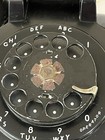 Bell System Western Electric Black Rotary Telephone Mcm For Parts Repair Vtg