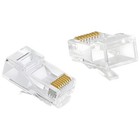 100pcs  Rj45 Modular Plug Network Cable Lan Connector Plug End 8p8c Cat5 Cat5e