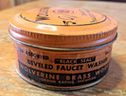 Wolverine Washer Tin Vintage Quality Faucet Washers Advertising Storage Full