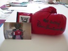Rubin  hurricane  Carter  Authentic Autographed Everlast Boxing Glove  Photo loc