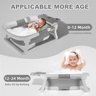 24 X 16inch Foldable Baby Bath Newborn Portable Shower Bathtub 0-12 Month