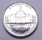 1943 D Jefferson War Silver Nickel From Bu Unc Roll