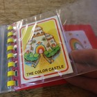 Vintage 1983 Rainbow Brite Sticker Trading Card Collector   s Book Album 2 Cards