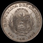 El Salvador - 1 Peso - 1908 - Km 115 1 - Item  1 - Silver  900 - 0 723 Asw