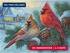 Bits And Pieces - 500 Piece Jigsaw Puzzle For Adults - Winter Cardinals - Birds