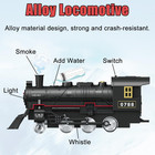 Electric Alloy Train Set For Kids Ages 4-8  Remote Control Metal Christmas Train